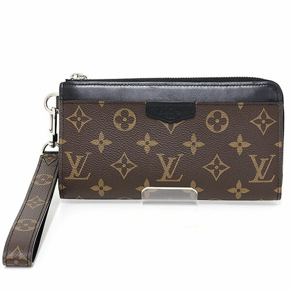 LOUIS VUITTON Black Monogram Leather Wallet - Picture 1 of 3